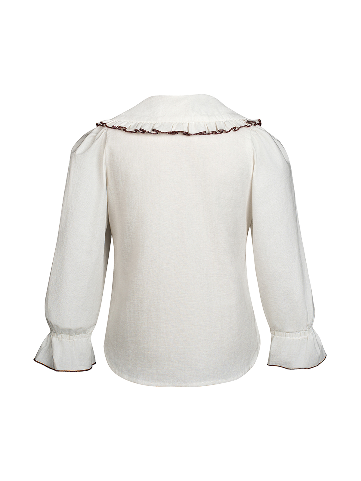 Dirndl-Bluse in eleganter Rückansicht