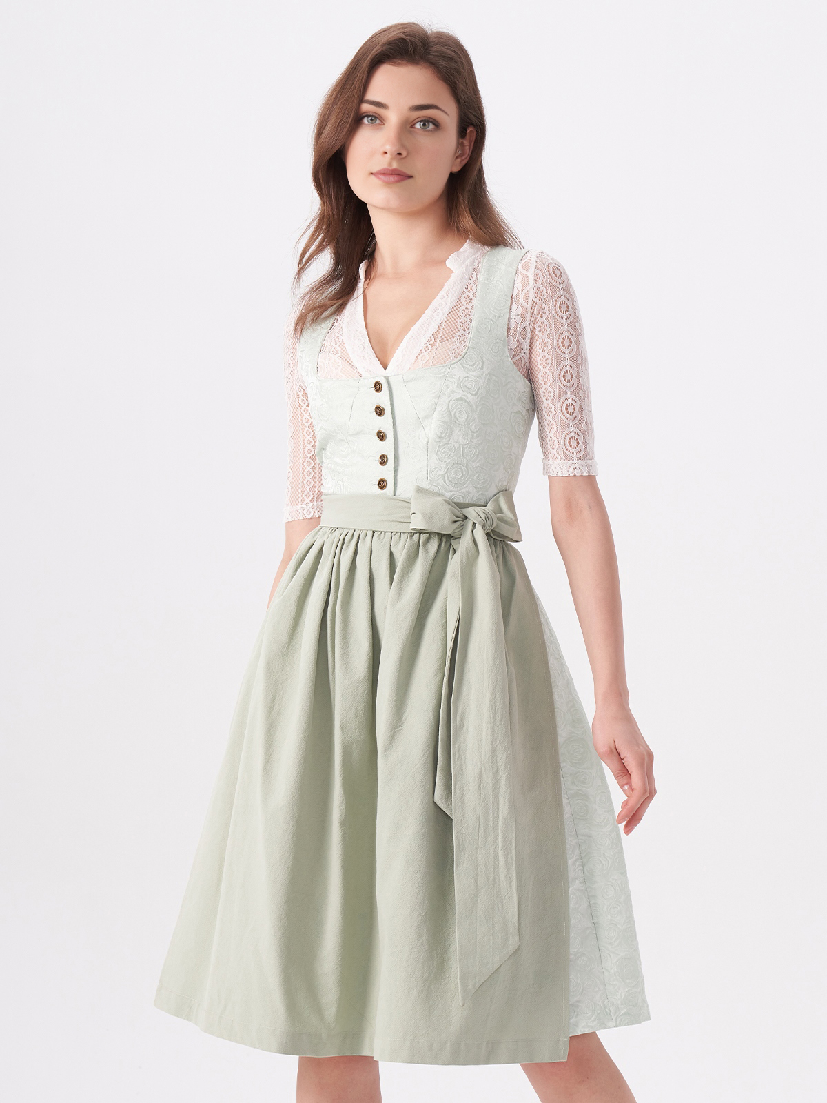 Dirndl Samt Pink in eleganter Ausführung