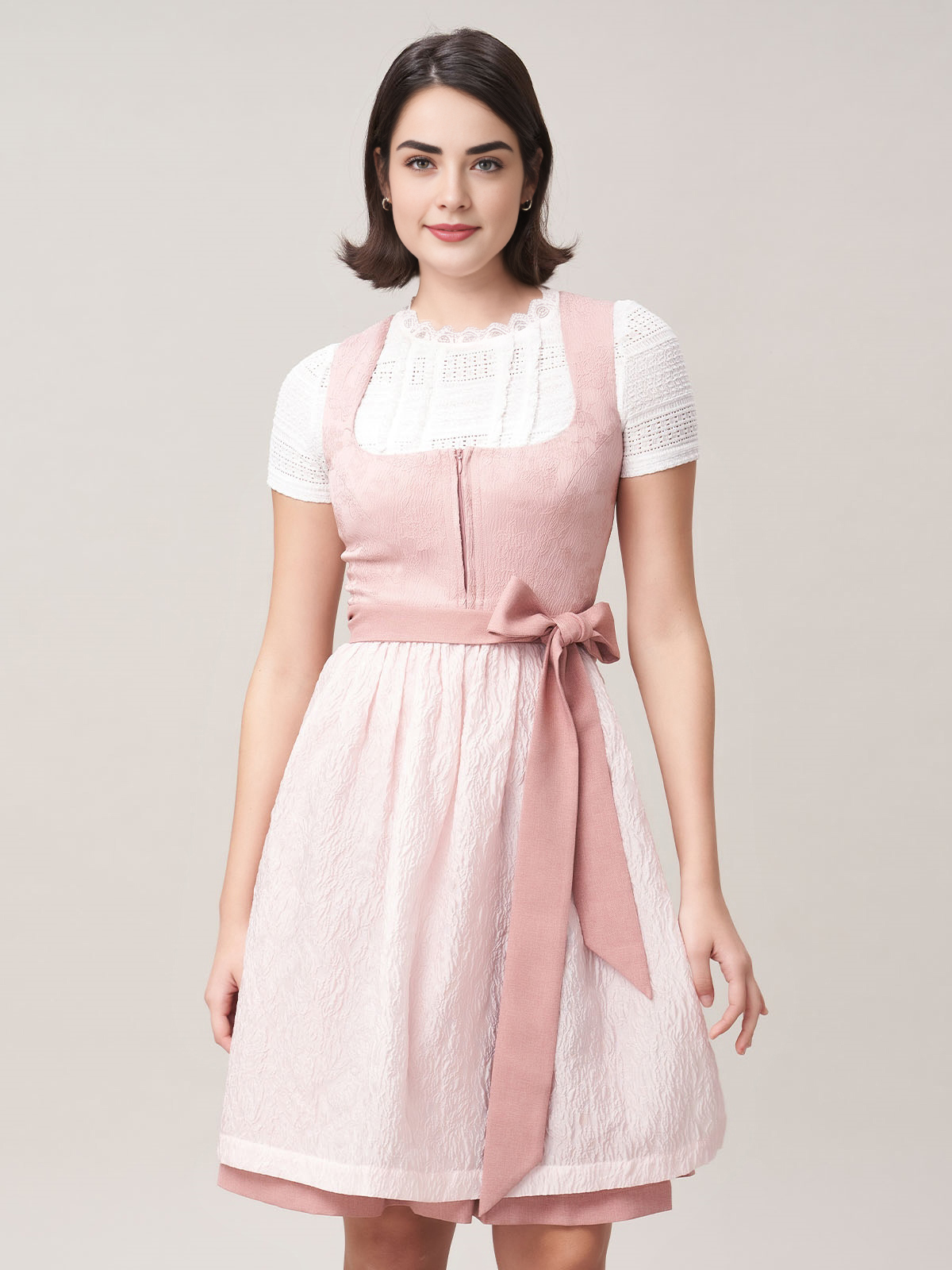 Modernes Rosa Dirndl von Ehreer
