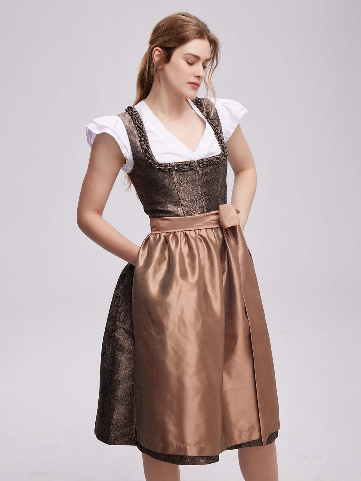 Dirndl Blau Samt