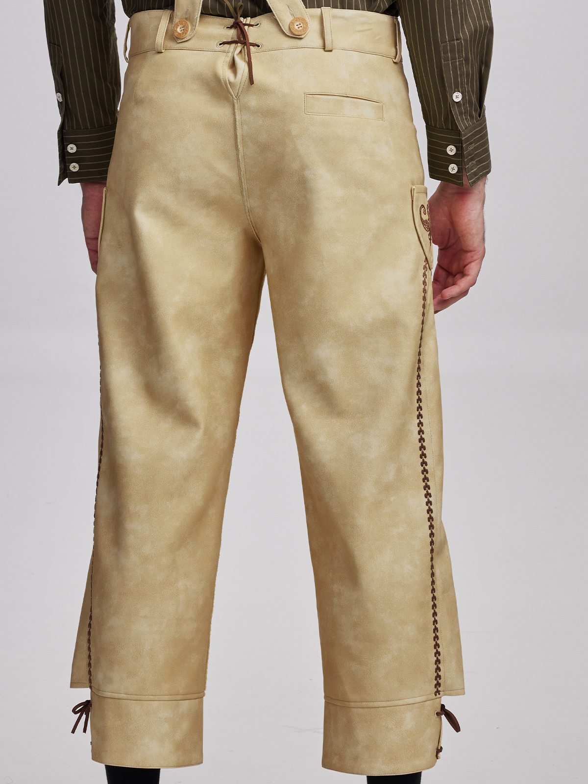 Dirndl Beige Braun in eleganter Ausführung