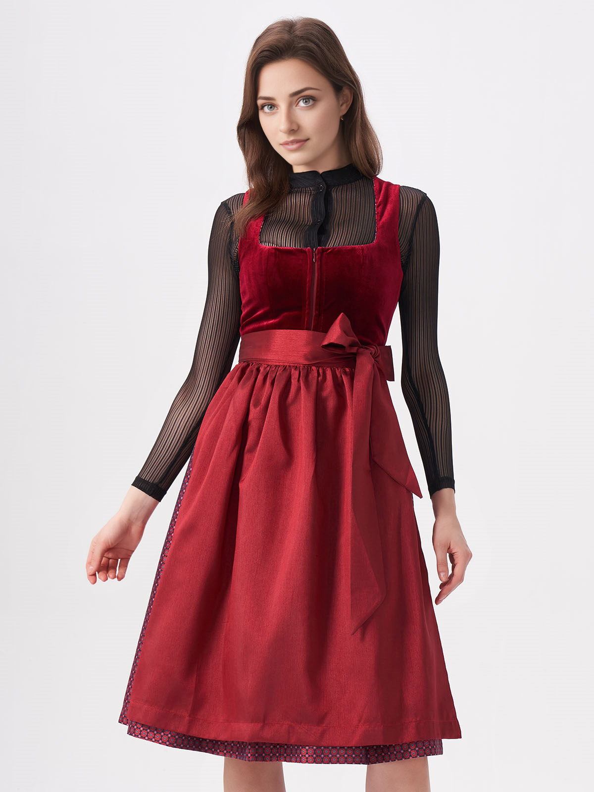 Ehreer Dirndl in Rot